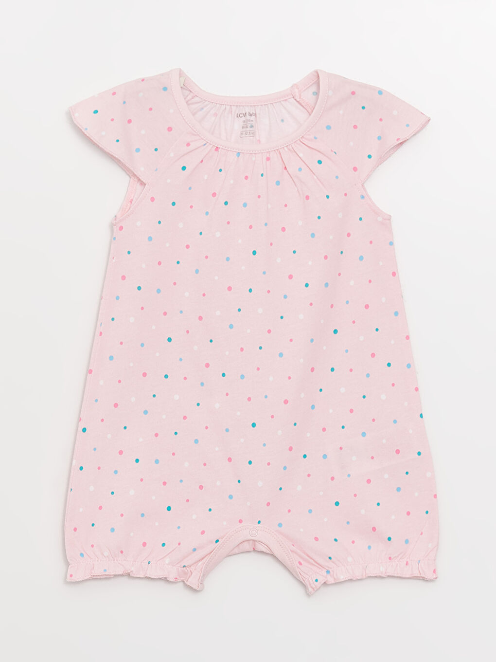 Сәби қыздарға арналған дөңгелек жағалы комбинезон 2 данадан тұратын-5