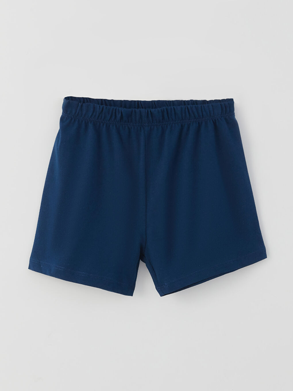 Ekru Bisiklet Yaka Kısa Kollu Baskılı Erkek Bebek Pijama Takım-2