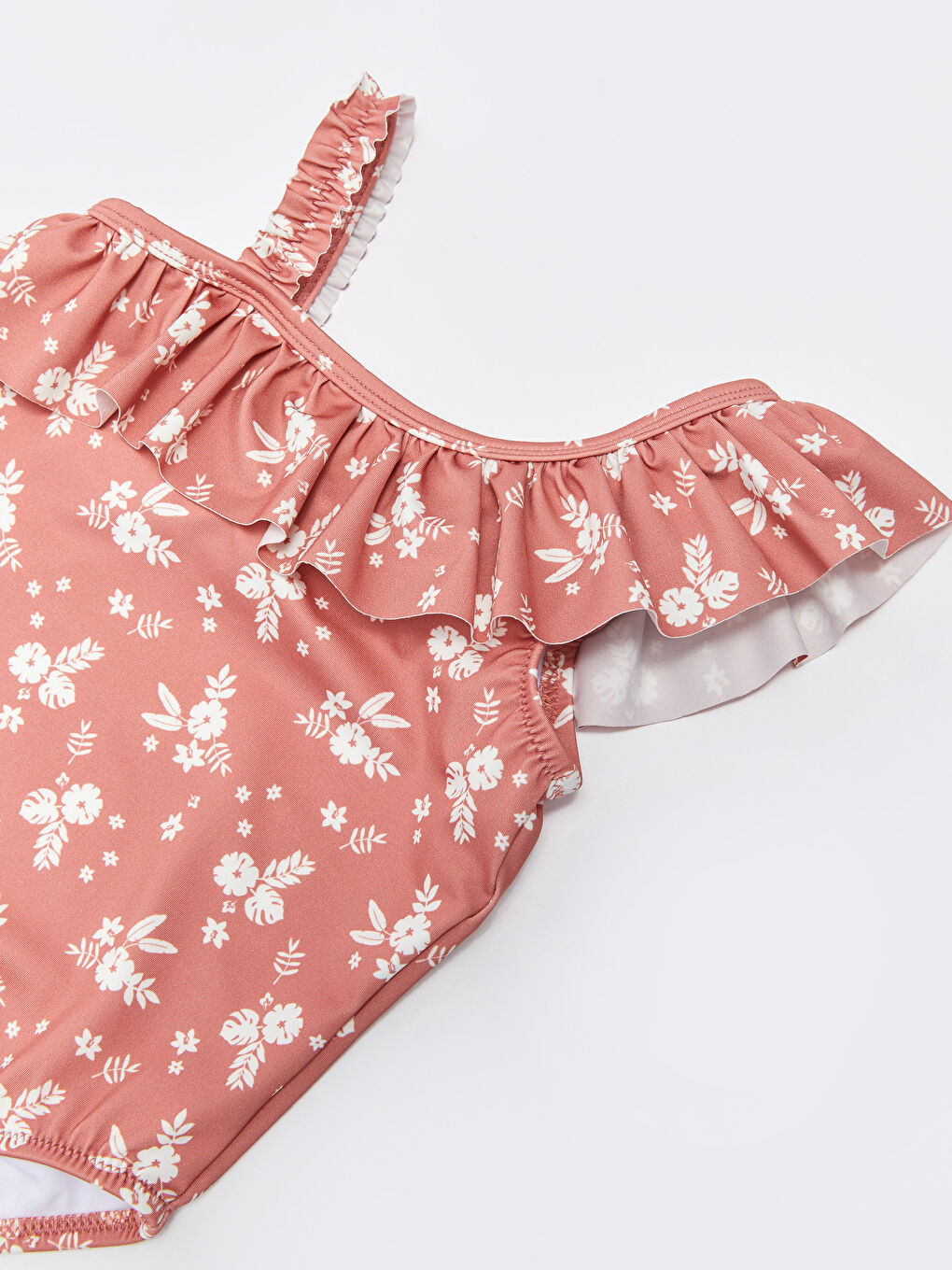 Printed Baby Girl Swimsuit With Flexible Fabric -S3BL22Z1-LR0