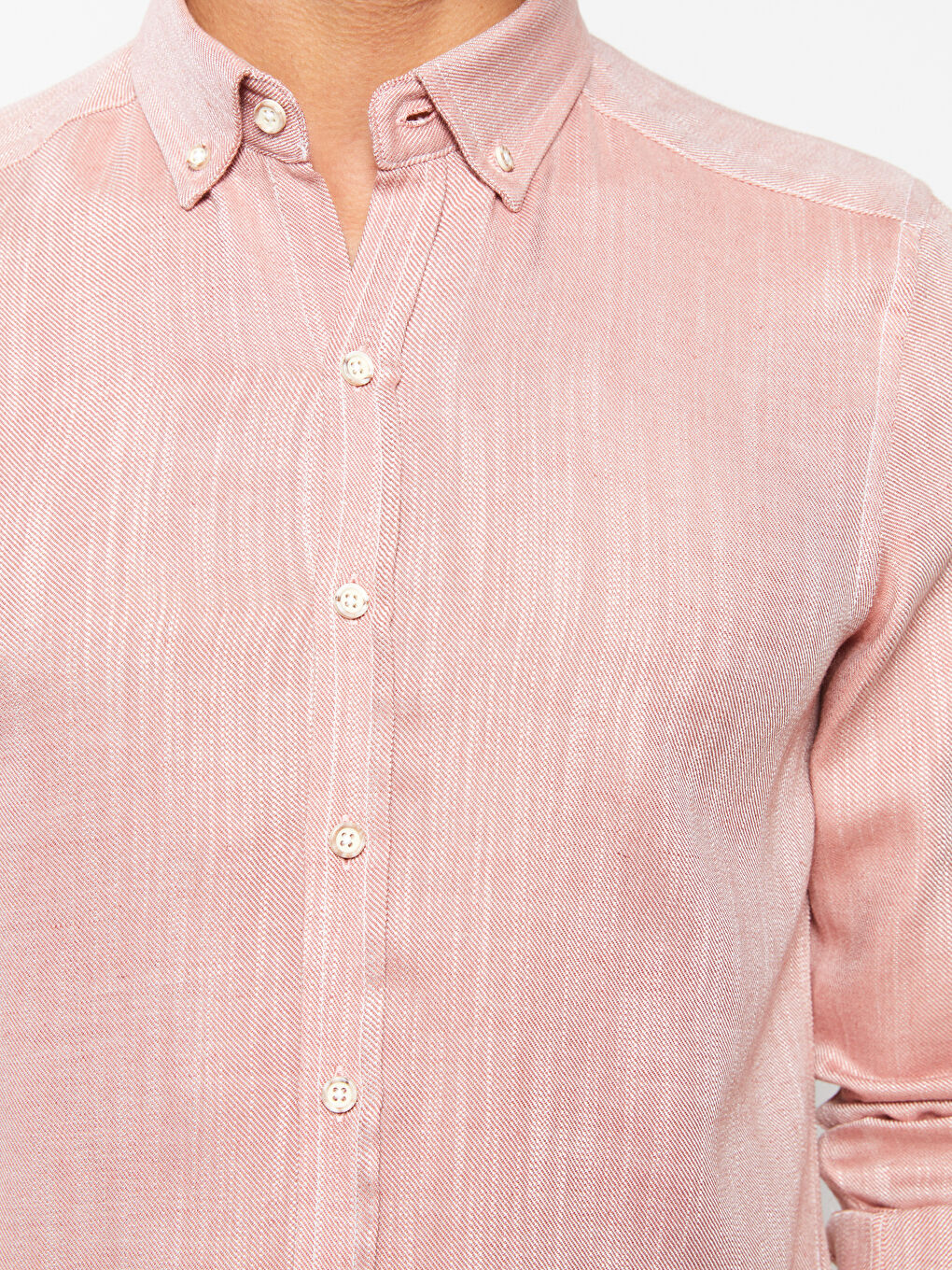 Kahverengi Regular Fit Uzun Kollu Erkek Gömlek-3