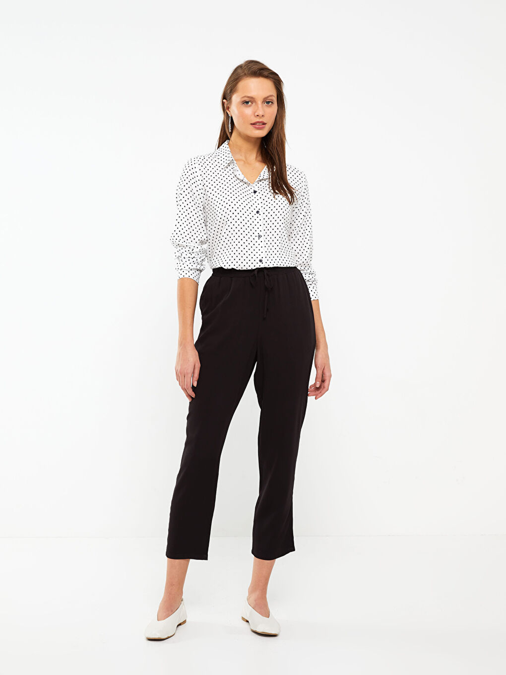 Košulja Ženska sa tufnama, dugim rukavima i kopčanjem na dugmad-2