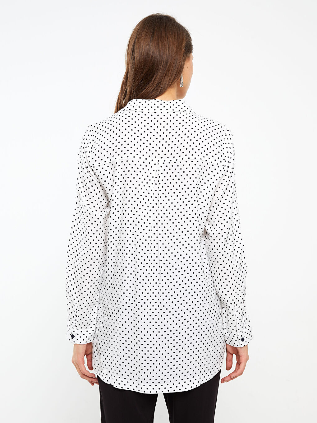 Košulja Ženska sa tufnama, dugim rukavima i kopčanjem na dugmad-4