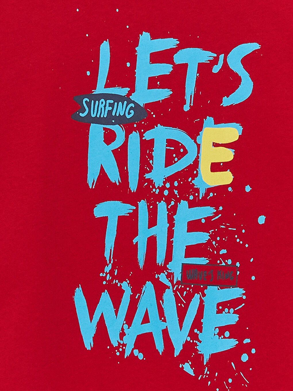 Crew Neck Printed Short Sleeve Boys' T-Shirt-1