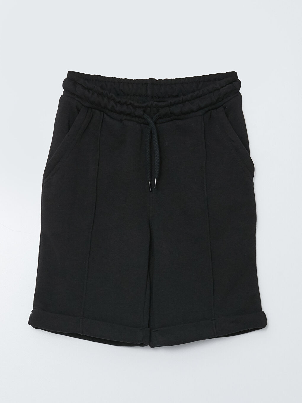 Basic Elastic Waist Boy Shorts -S3BM03Z4-CVL