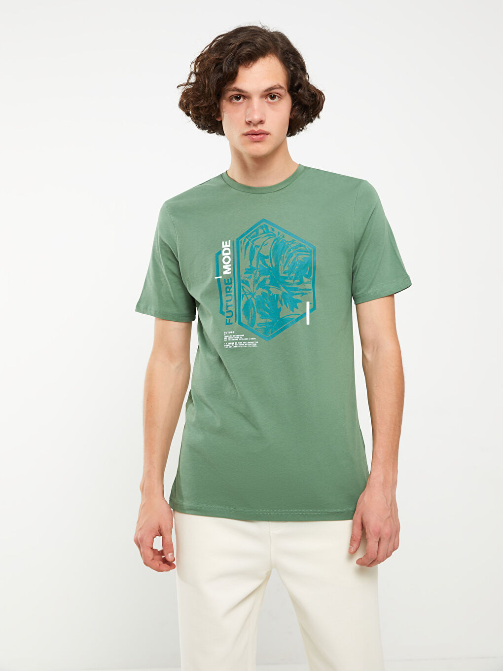 تیشێرت سه‌وز پیاو -S3BM15Z8-GRY