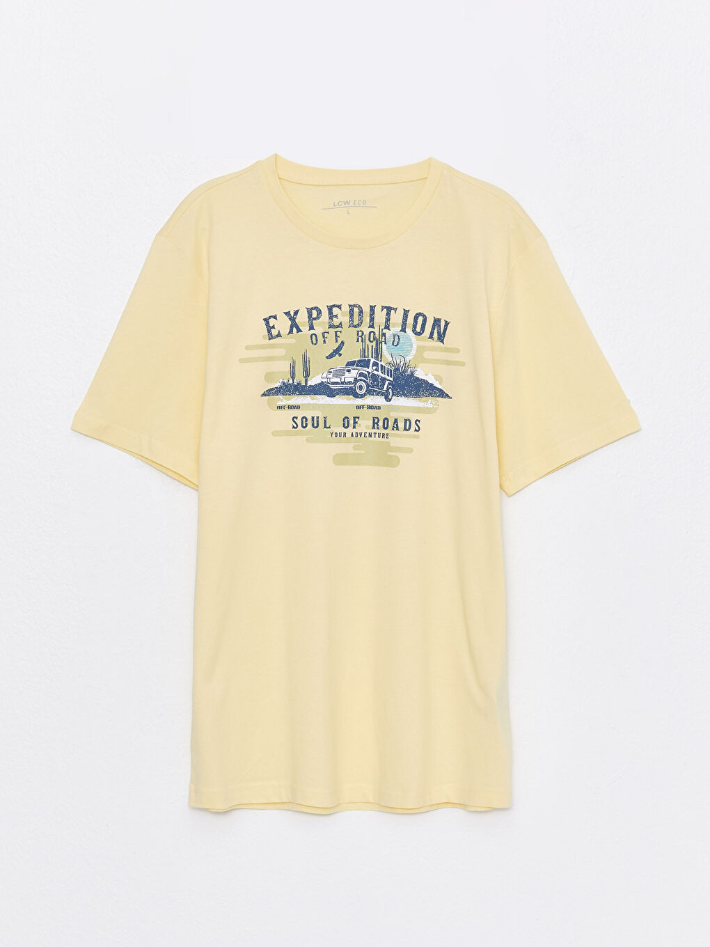 Crew Neck Short Sleeve Printed Combed Cotton Men's T-shirt -S3BM57Z8-FRS