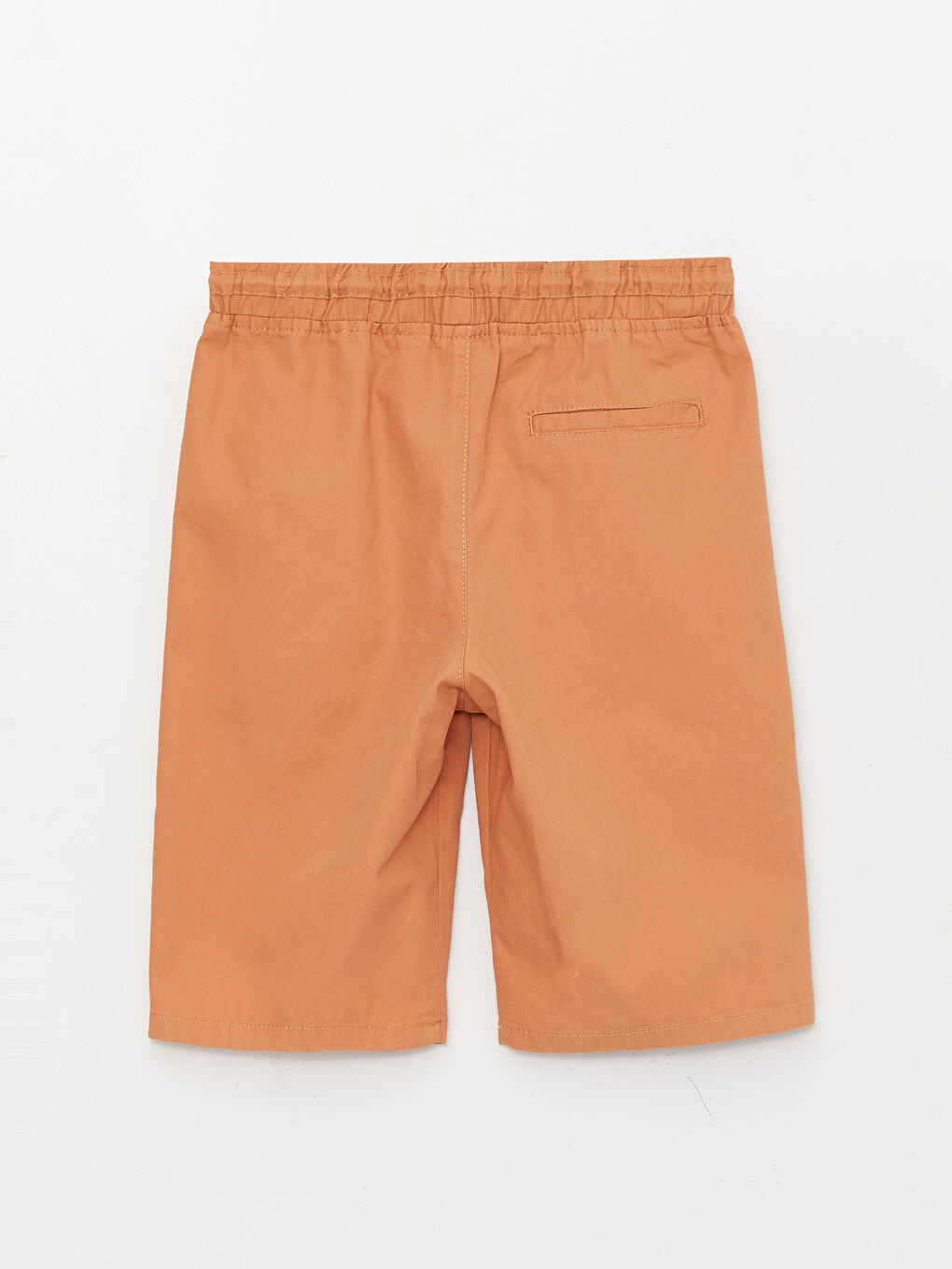 Basic Gabardine Boy Shorts With Elastic Waist -S3BM63Z4-GKQ