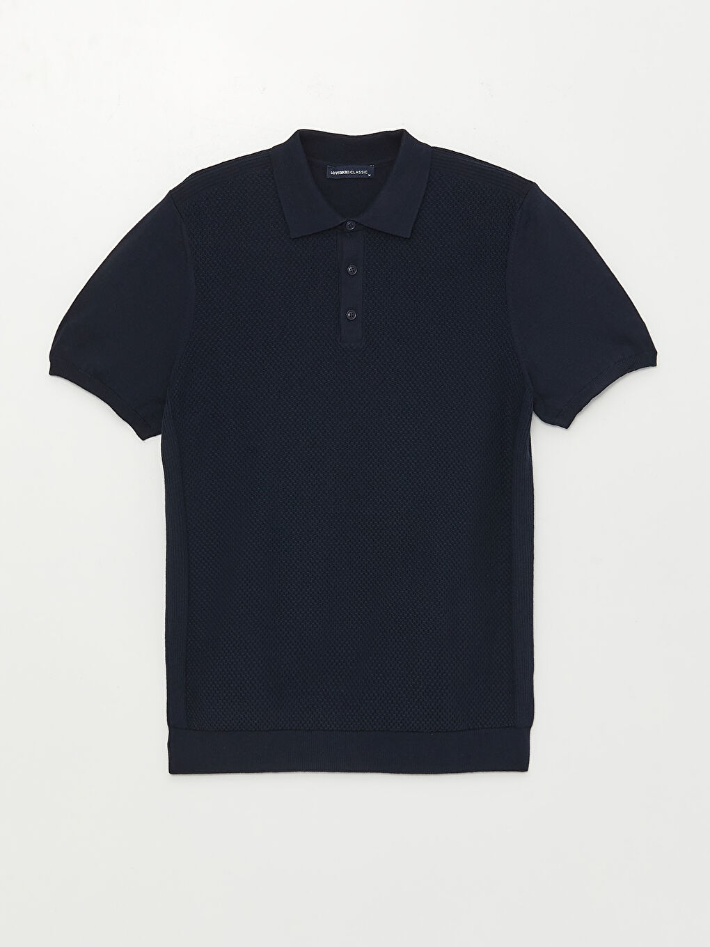 SOUTHBLUE Polo Neck Short Sleeve Men's Knitwear Sweater -S3BM65Z8-DWP