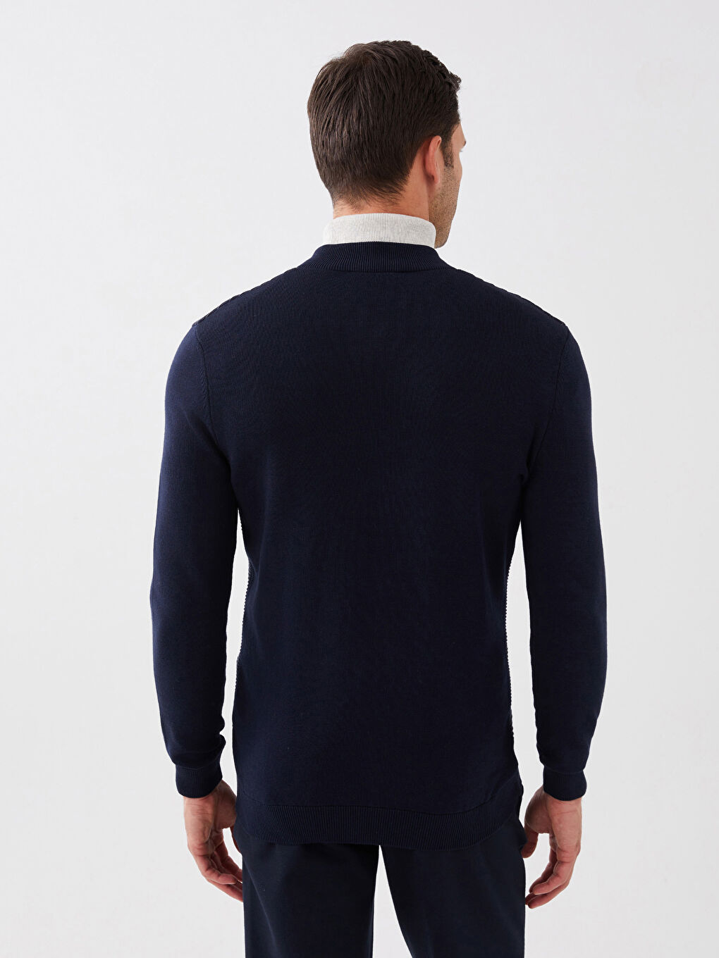 LC Waikiki Standard Fit College Collar Men's Knitwear Cardigan -S3BM68Z8-KN7
