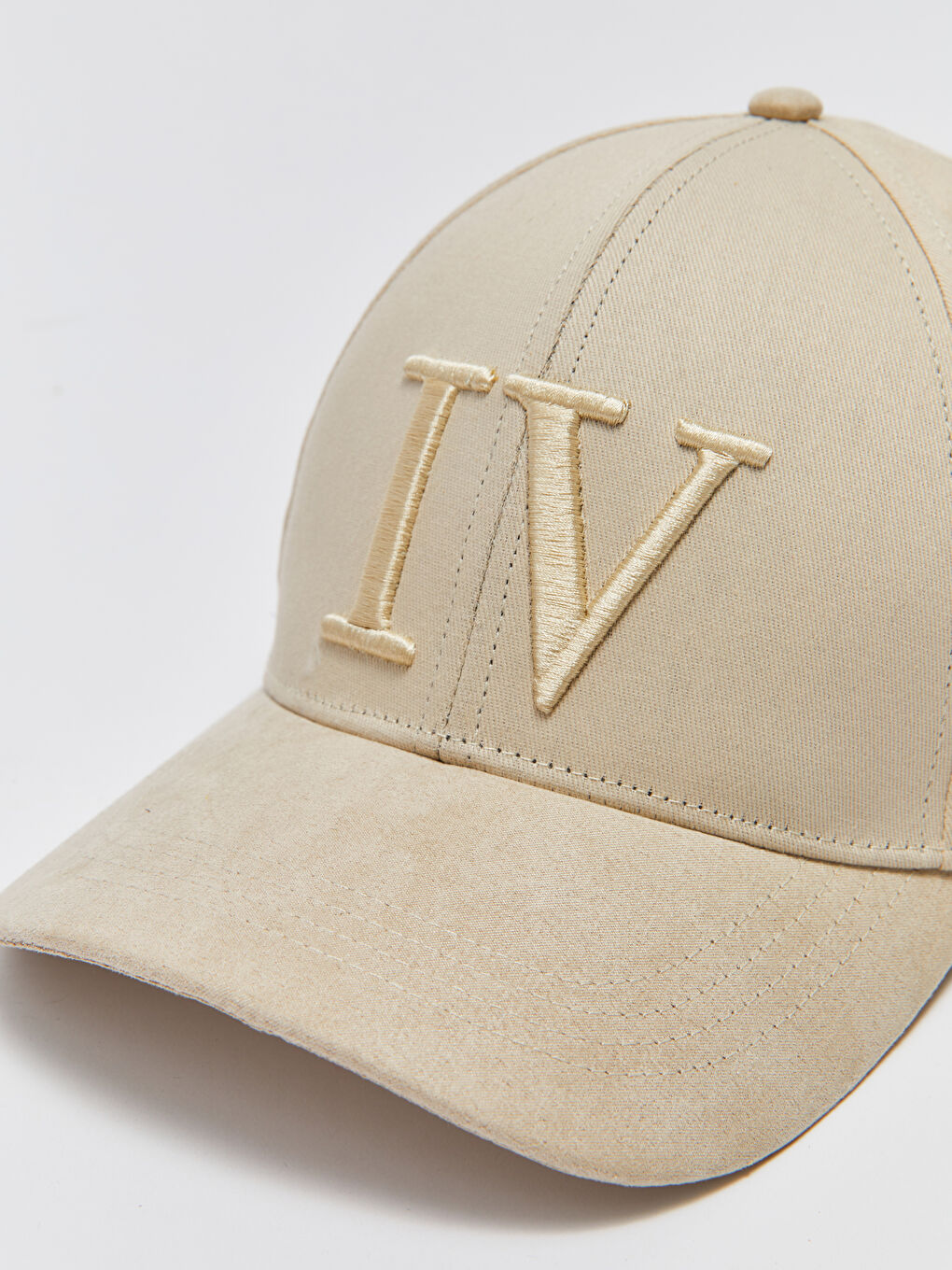 Kahverengi Nakışlı Erkek Kep Şapka-3