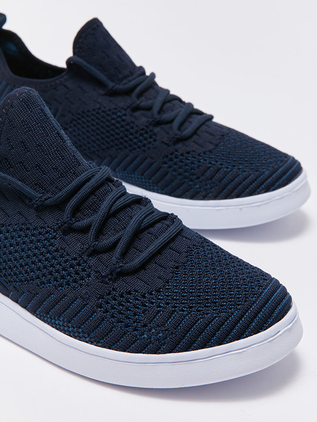 Lacivert Bağcıklı Erkek Spor Ayakkabı-2