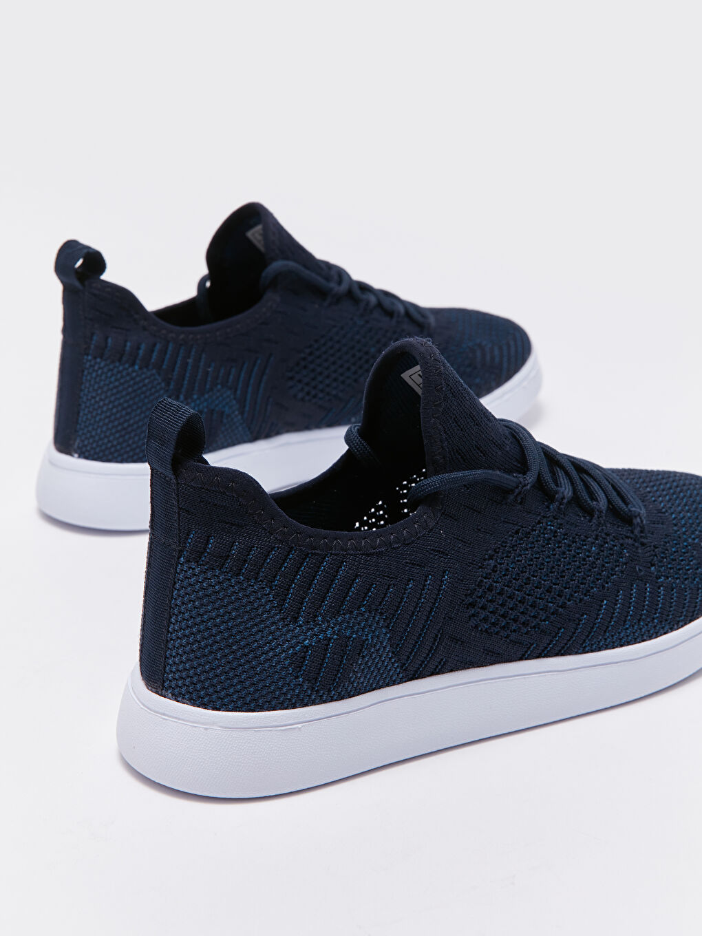 Lacivert Bağcıklı Erkek Spor Ayakkabı-4