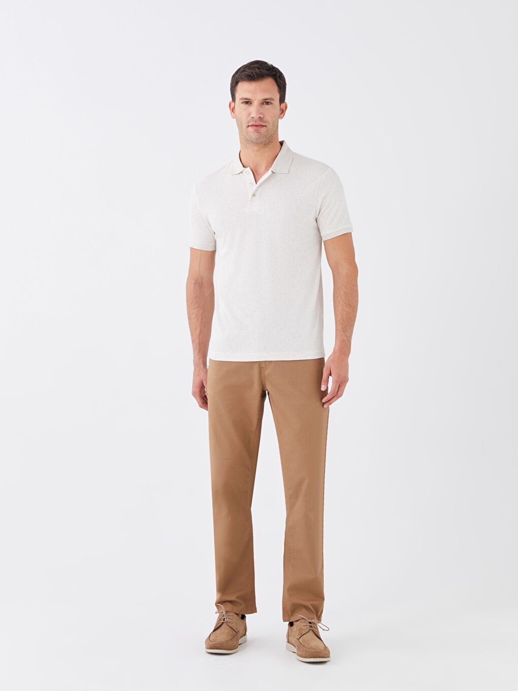 Tricou cu Guler Polo și Mânecă Scurtă pentru Bărbați-2