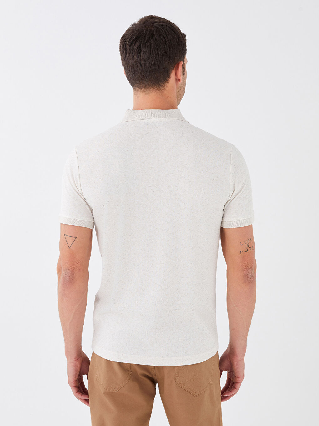 Tricou cu Guler Polo și Mânecă Scurtă pentru Bărbați-4