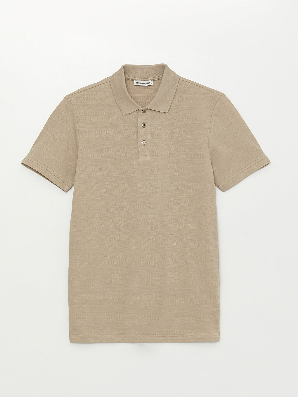 Polo Neck Short Sleeve Men's T-Shirt-5