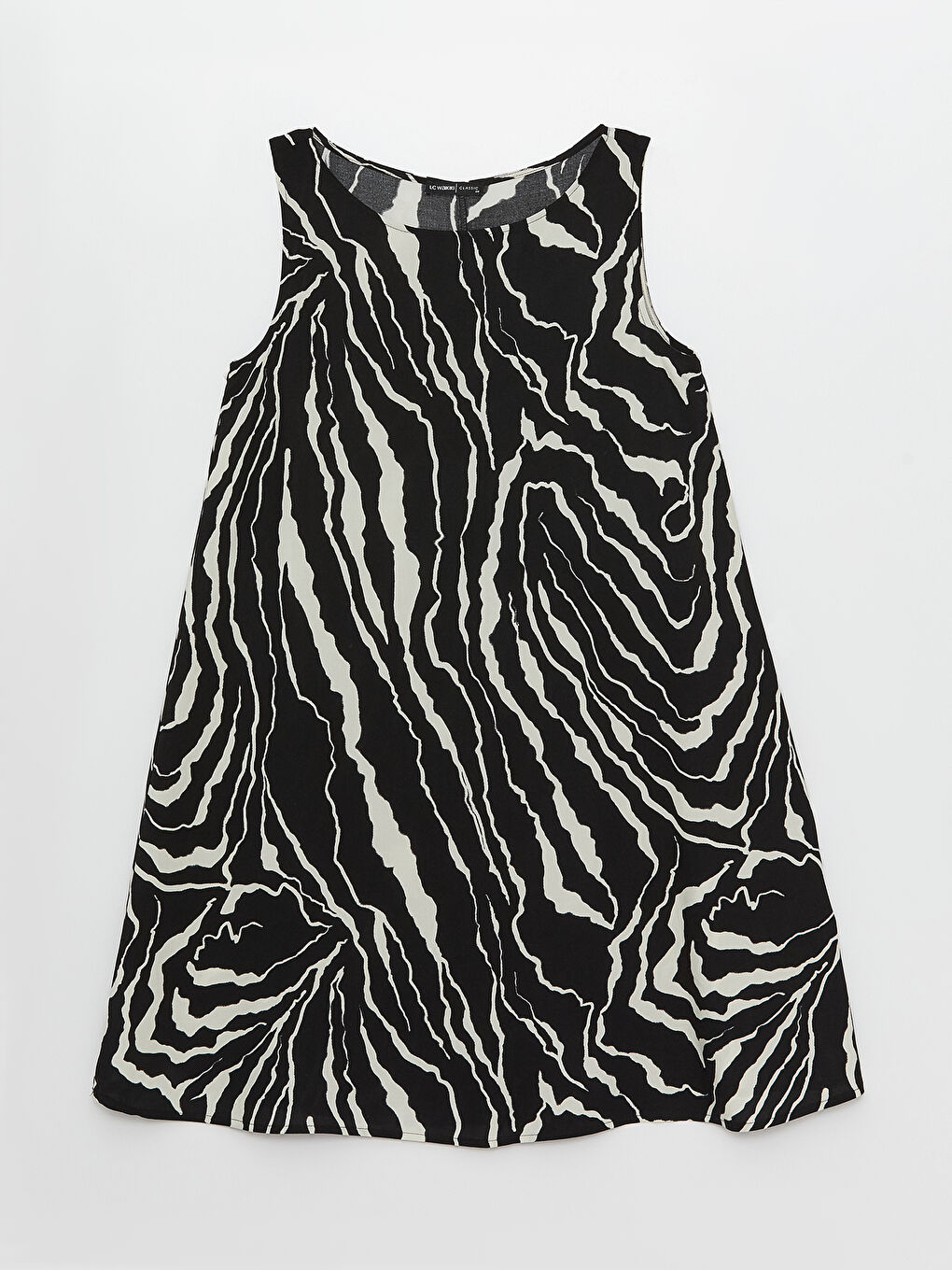 Rochie Cu Decolteu Rotund Cu Model,Pentru Femei-5