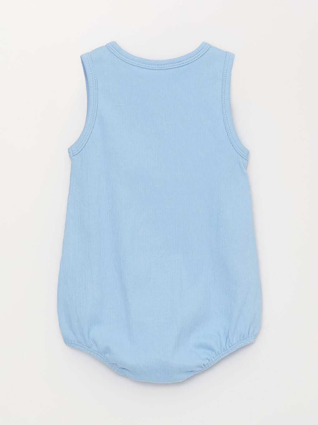 LCW baby Crew Neck Baby Boy Press Stud Press Stud Bodysuit -S3BN77Z1-FFS