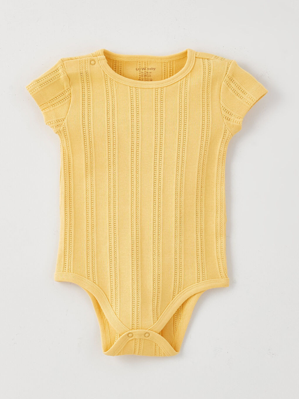 Crew Neck Baby Girl Bodysuit 2 Pack-8