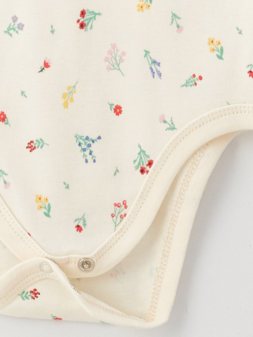 Crew Neck Baby Girl Bodysuit 2 Pack-9