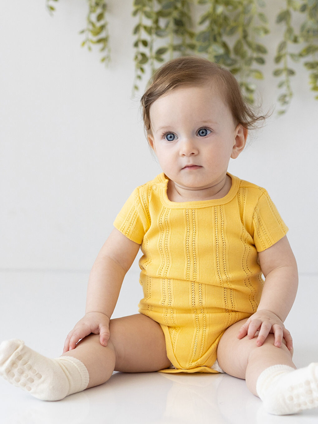 Crew Neck Baby Girl Bodysuit 2 Pack-5