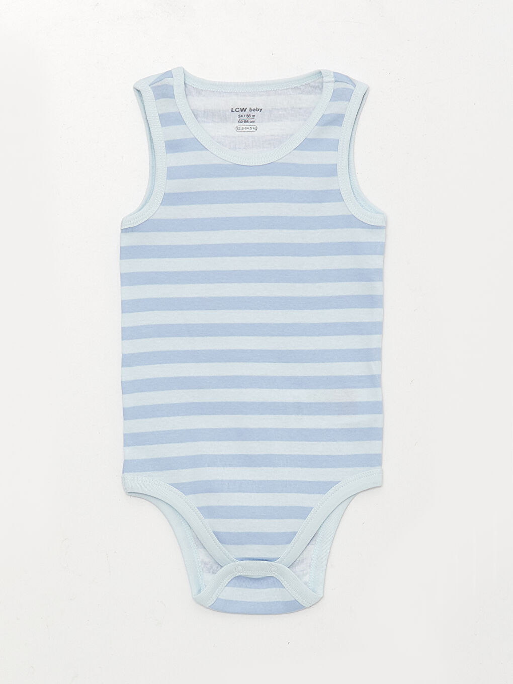 Crew Neck Baby Boy Snap Snap Bodysuit 2 Pack-1