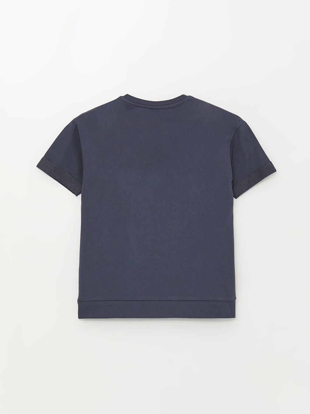 Antrasit Rahat Kalıp Bisiklet Yaka Bugs Bunny Baskılı Erkek Çocuk Tişört-1