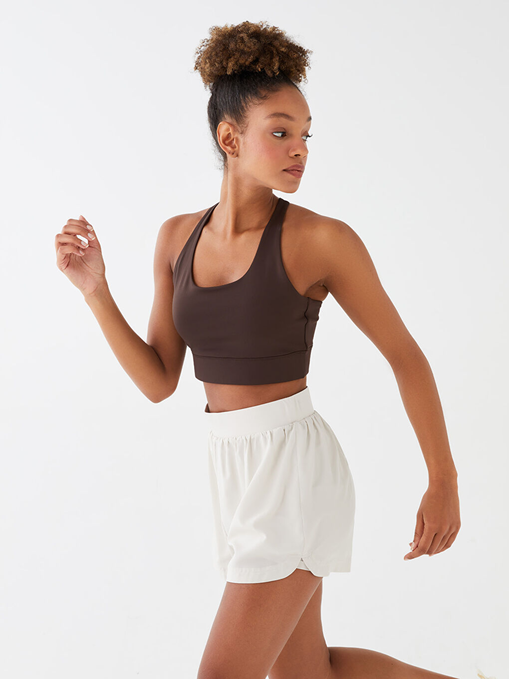 Women's Elastic Waist Shorts -S3BO04Z8-FZJ