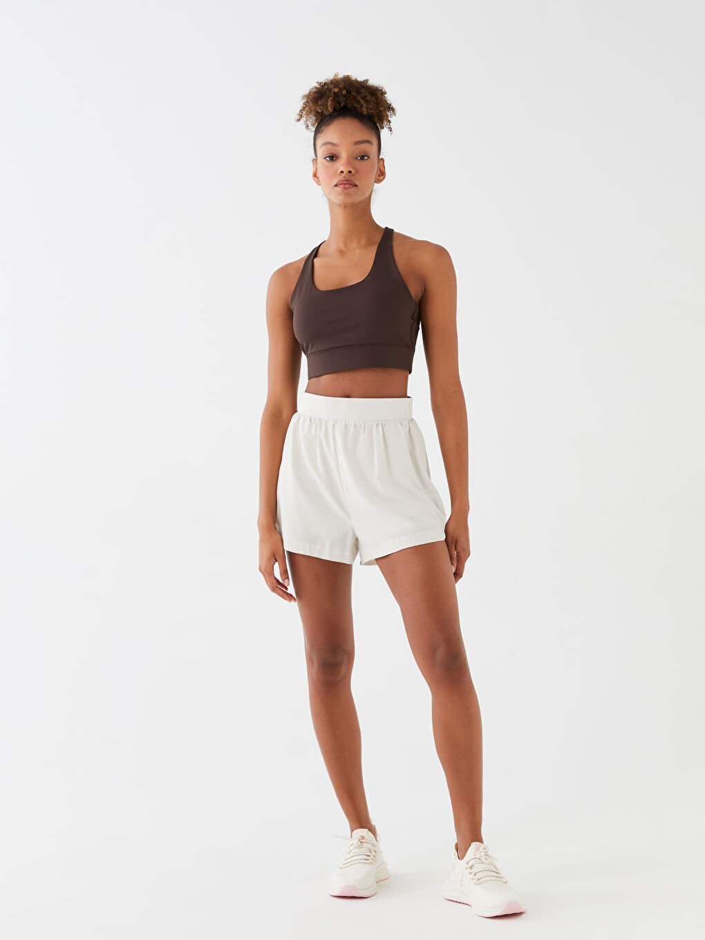 Women's Elastic Waist Shorts -S3BO04Z8-FZJ