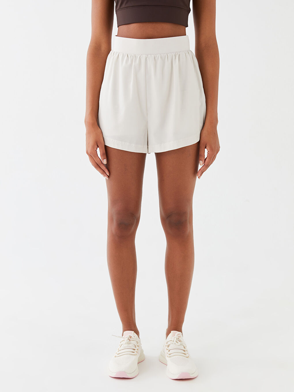 Women's Elastic Waist Shorts -S3BO04Z8-FZJ