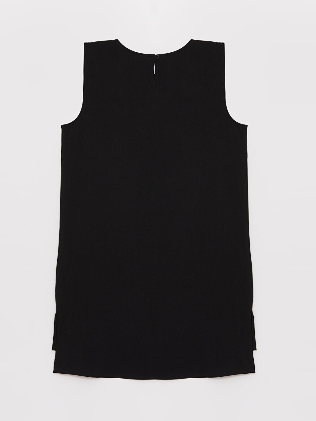 تونيك سادة بياقة دائرية للسيدات-6