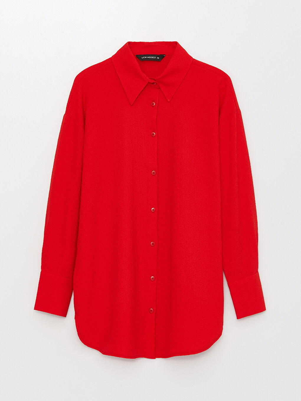 Chemise Unie à Manches Longues pour Femmes-5