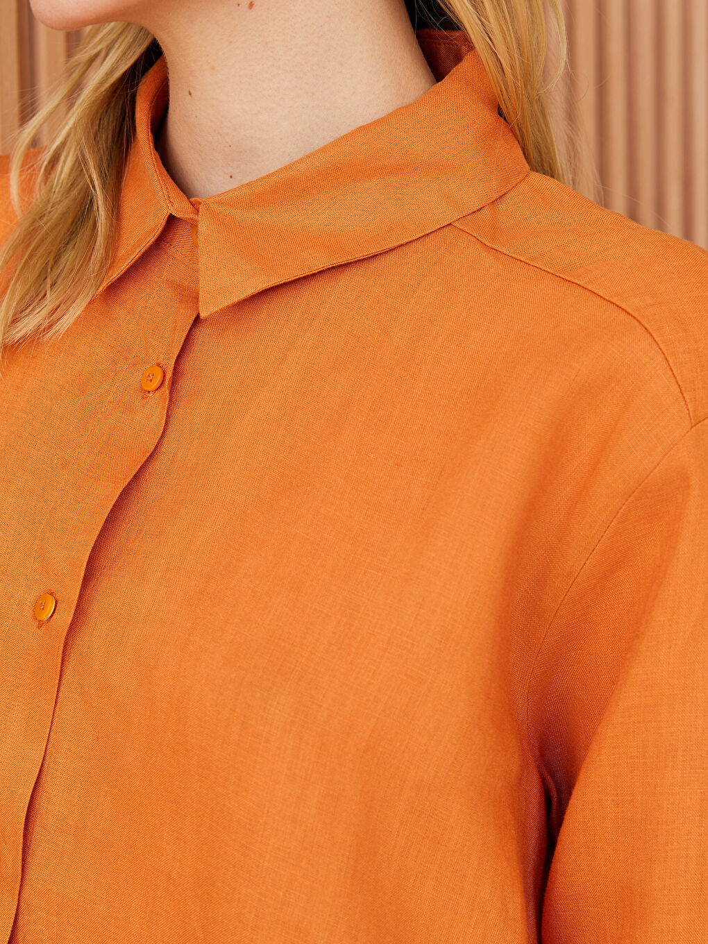 قميص تونيك برتقالي مرا-3
