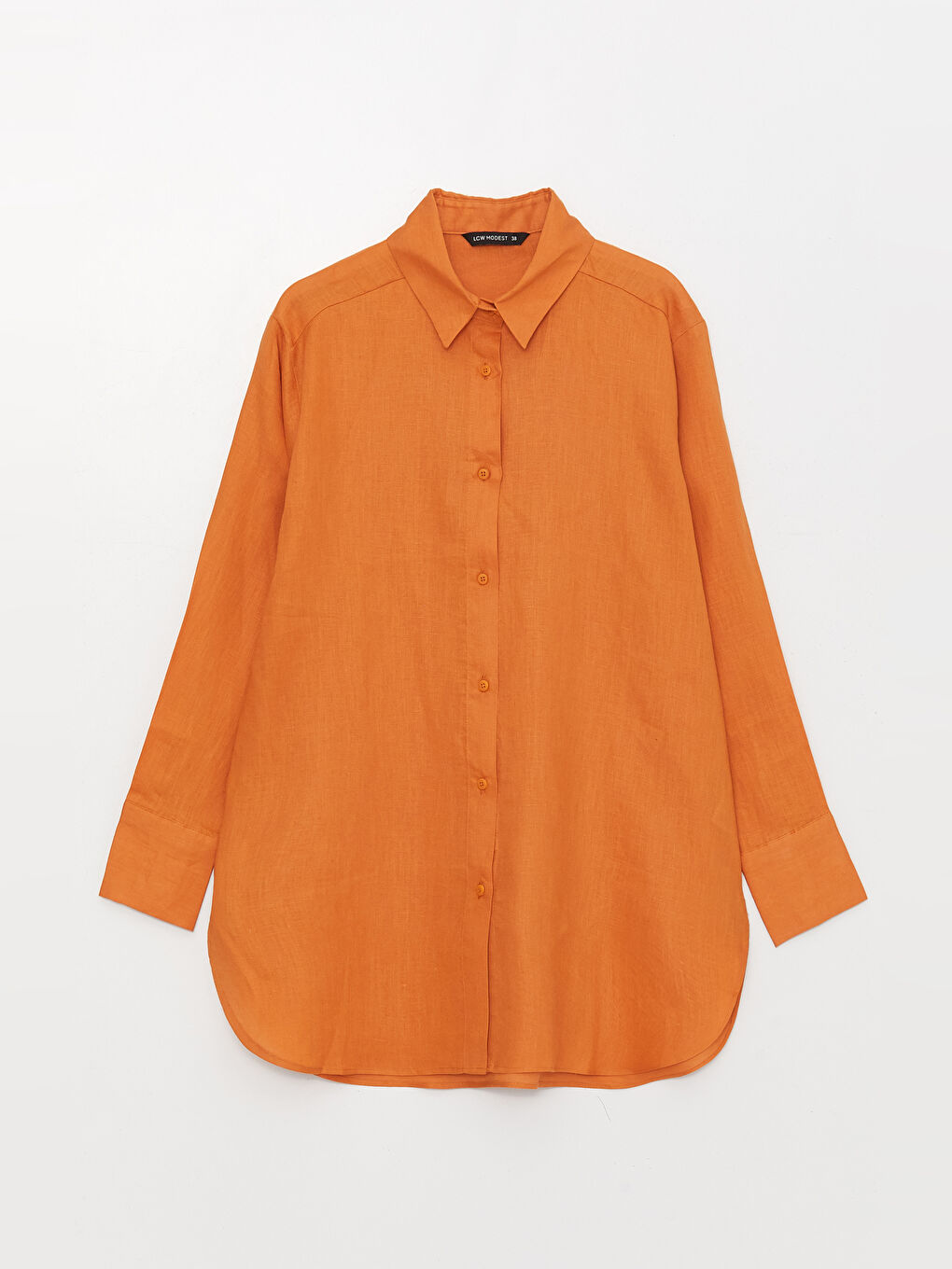 قميص تونيك برتقالي مرا-5