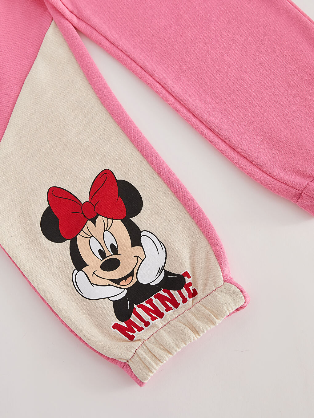 كول مدور كم طويل مطبوع ميني ماوس طقم سويتشيرت و سروال رياضي بنات بيبي جوج ديال الباكات-3