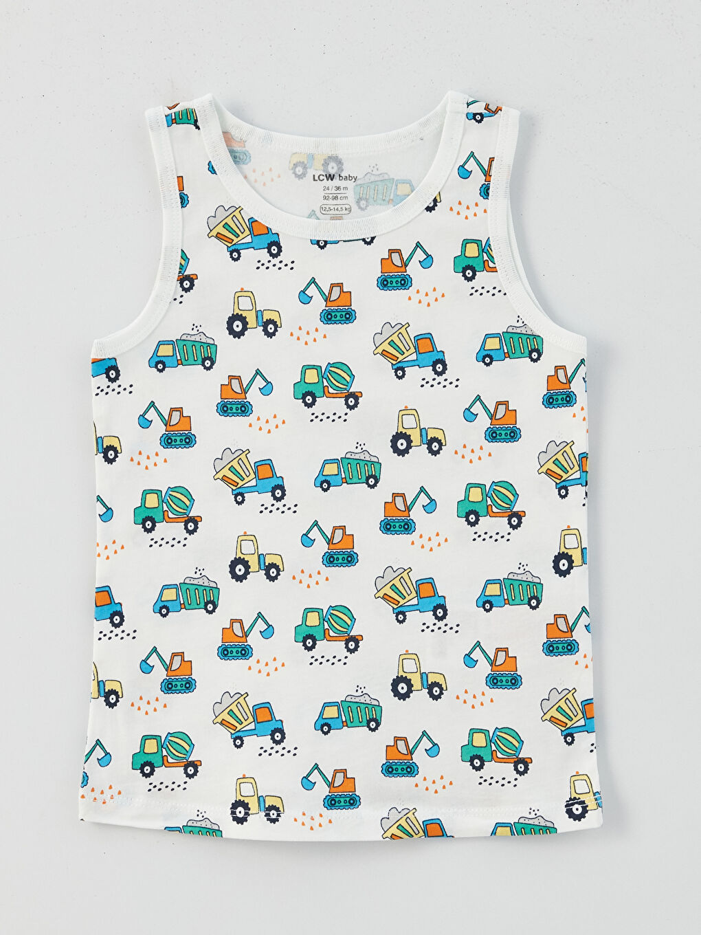 Дөңгелек жағалы ұл бала майкасы 3 данадан тұратын-3