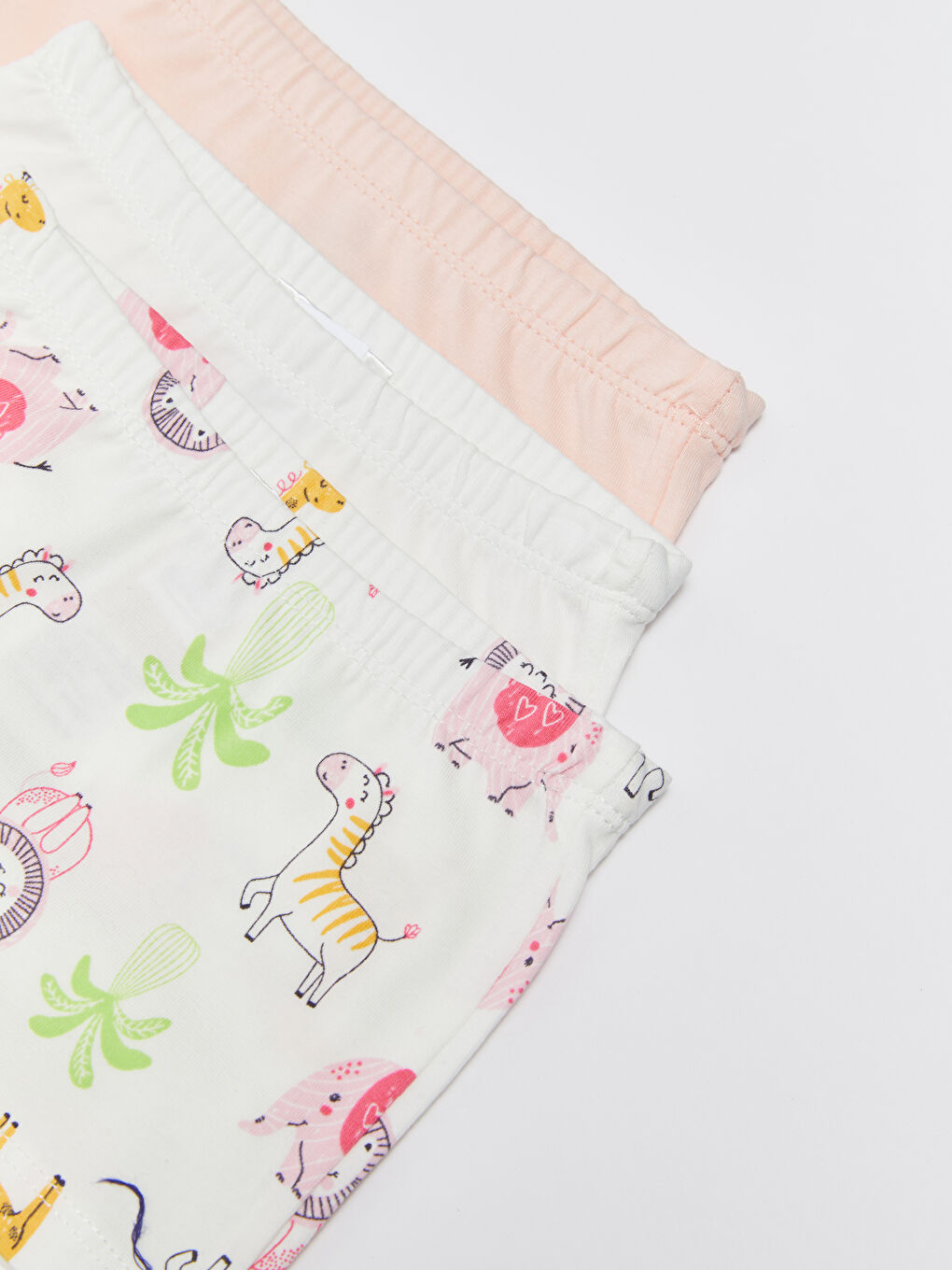 بوكسر بخصر مطاطي - عبوة من 3 قطع للبنات-2