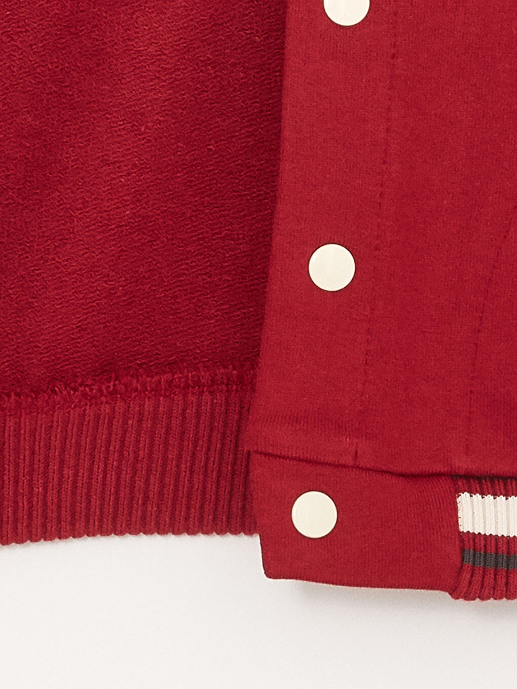 Колледж жағалы ұзын жеңді ұл балаға арналған бомбер пиджак-6