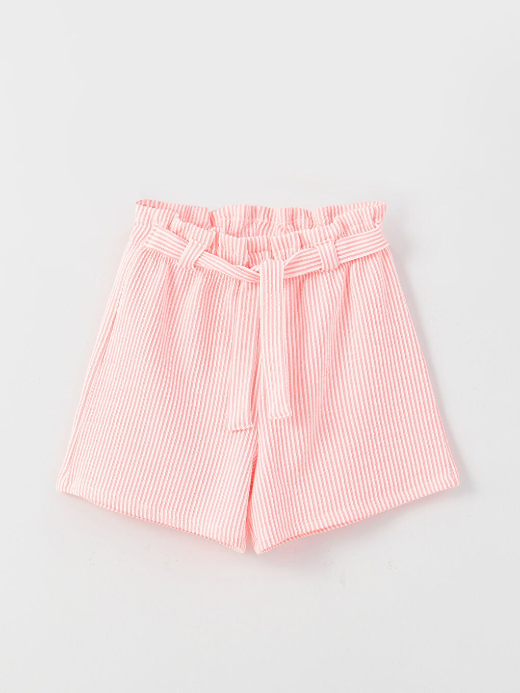 Crew Neck Printed Girls' T-Shirt and Shorts -S3BO80Z4-R9K