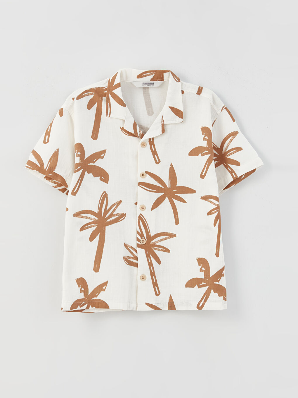 Comfortable Fit Muslin Boy Shirt -S3BO98Z4-FWC