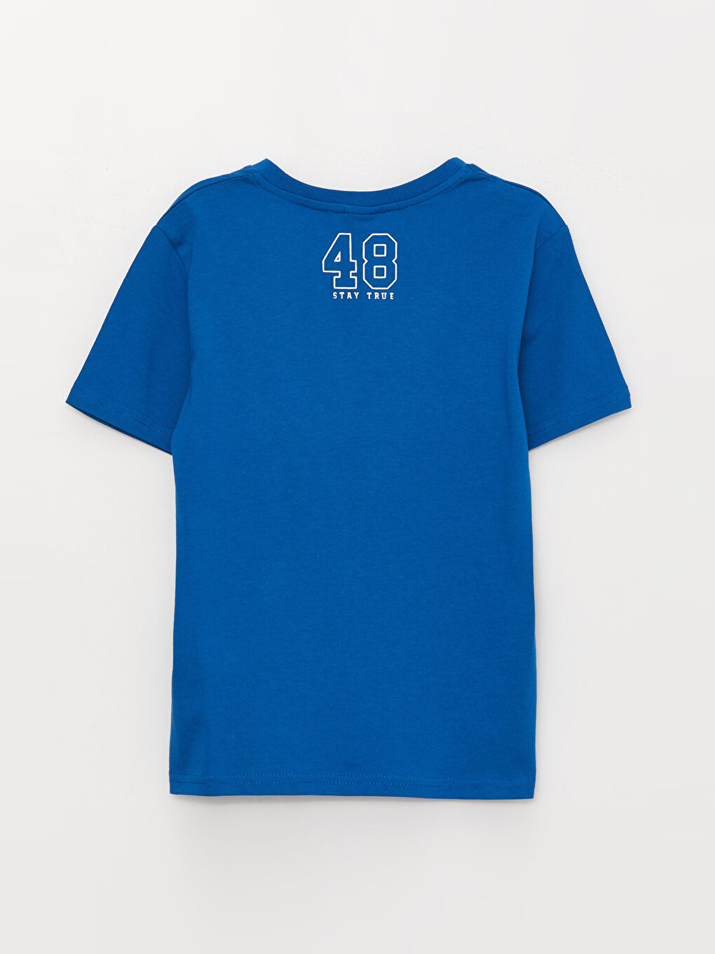 Crew Neck Printed Short Sleeve Boys' T-Shirt-4