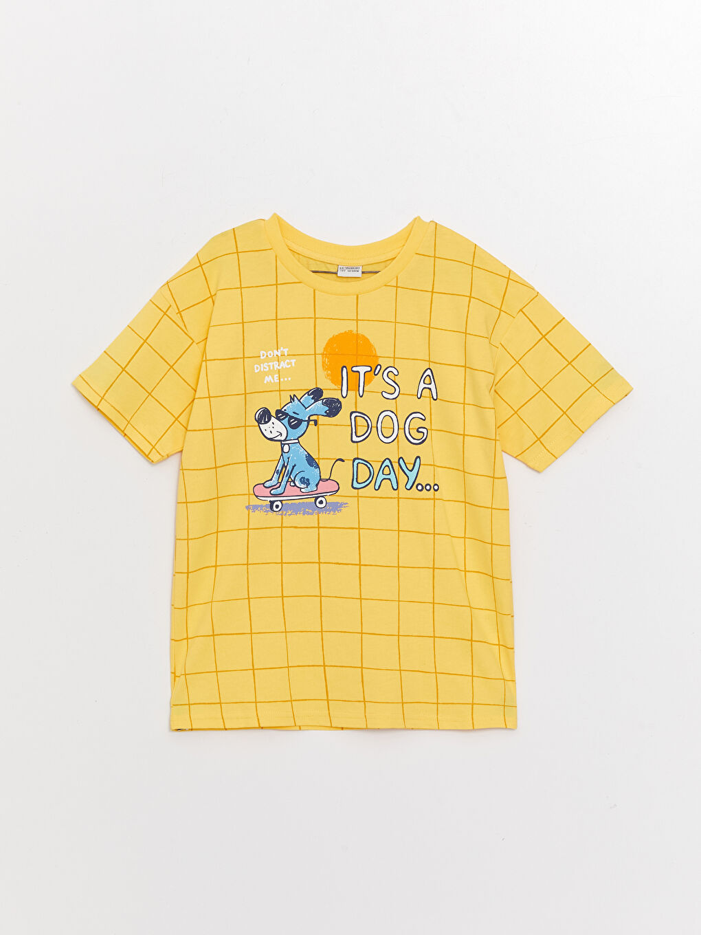 Relaxed Fit Crew Neck Printed Boys' T-Shirt-3