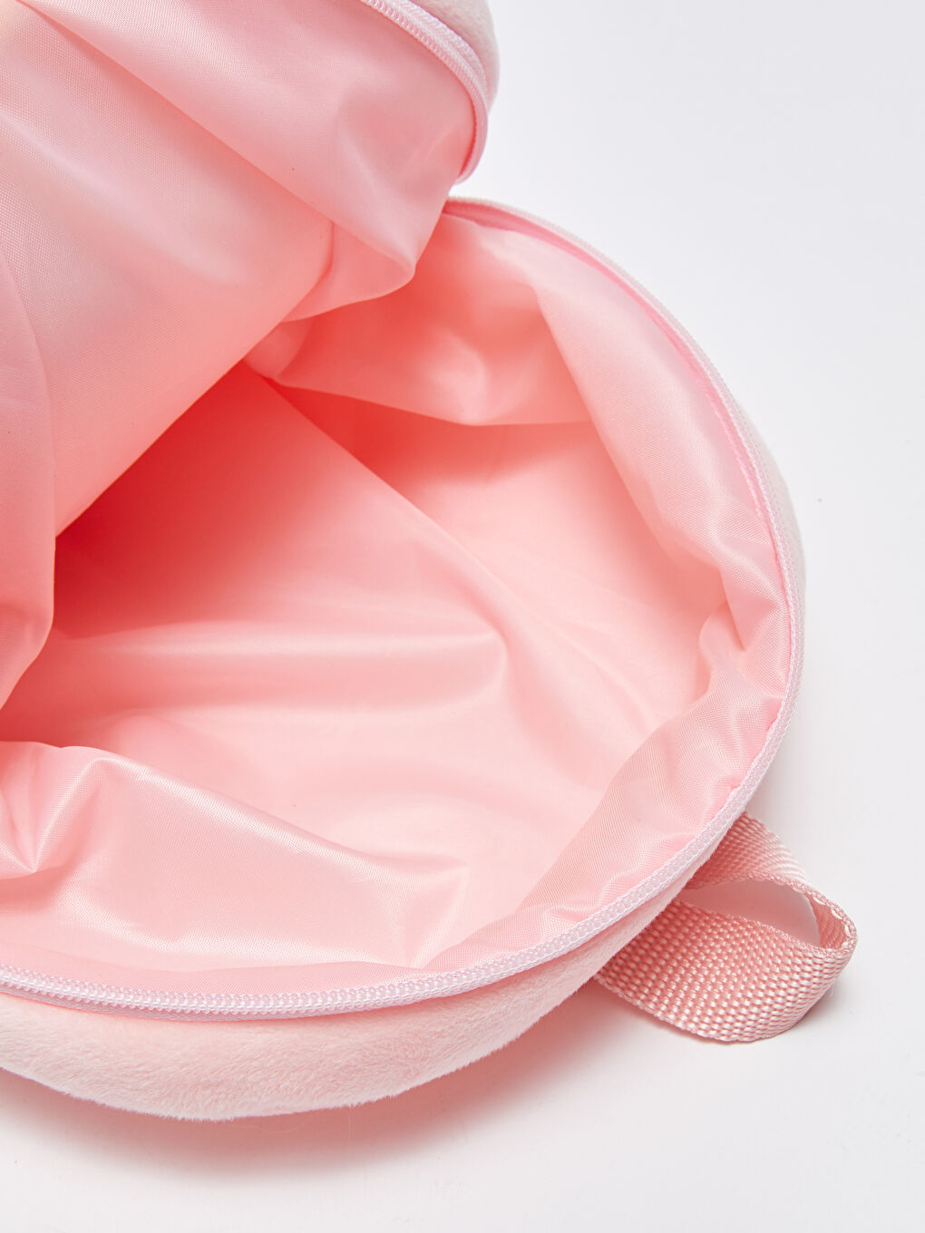Pembe Pelüş Tavşan Figürlü Kız Çocuk Sırt Çantası-3
