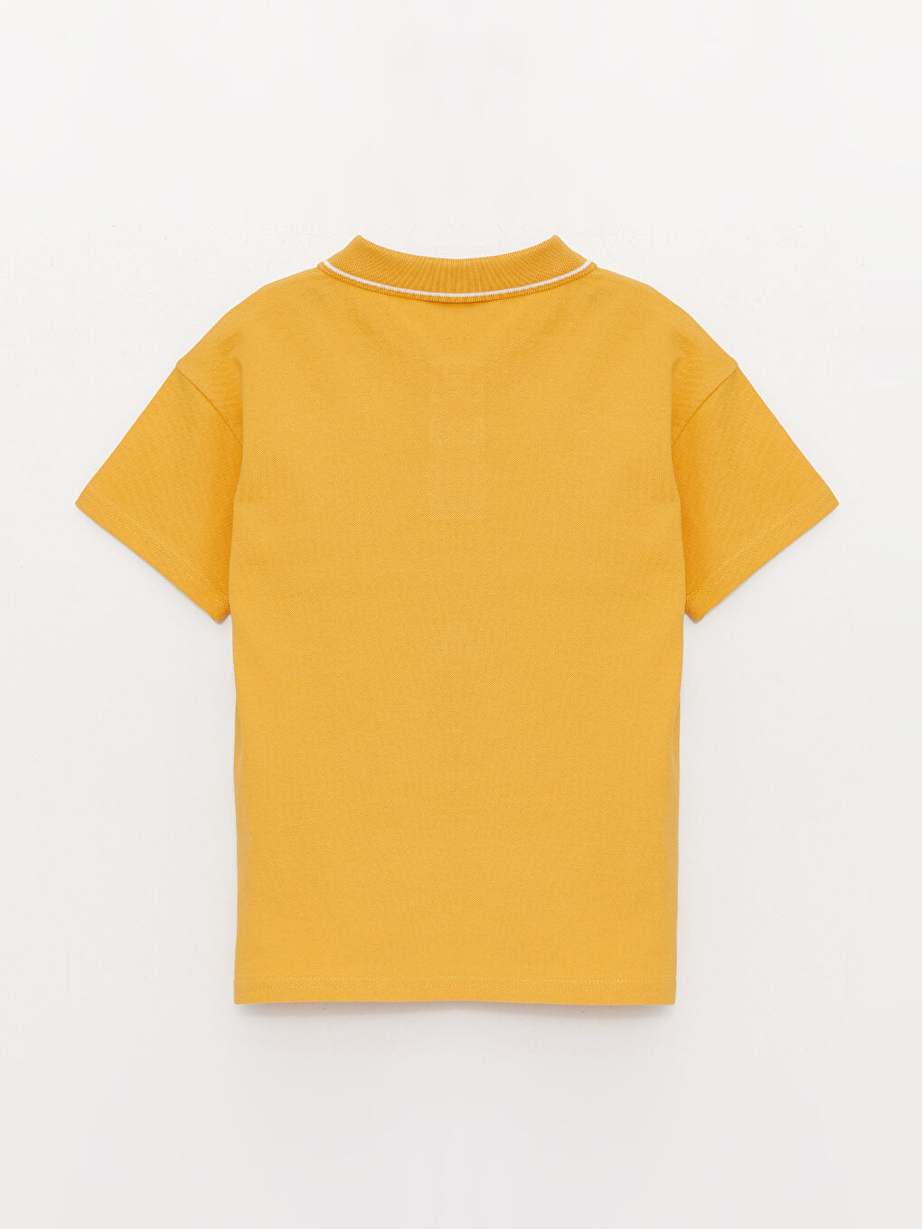 تيشيرت اولاد ياقة بولو مطبوع بمقاس مريح-1