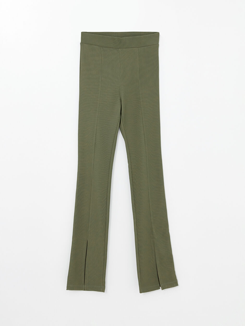 Women's Trousers with Elastic Waist and Flared Leg-5