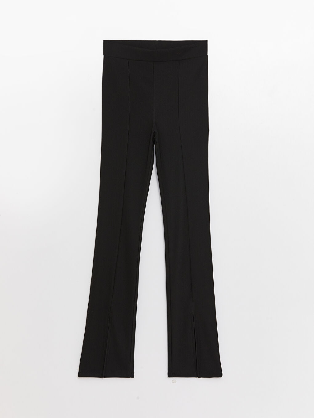 LCW Vision Women's Trousers with Elastic Waist and Flared Leg -S3BQ66Z8-RQN