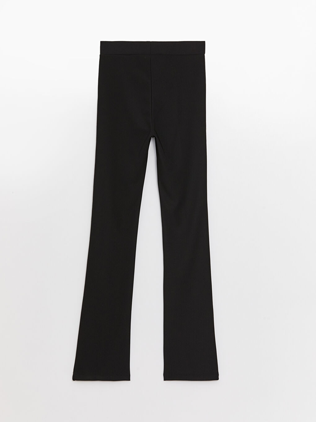 LCW Vision Women's Trousers with Elastic Waist and Flared Leg -S3BQ66Z8-RQN