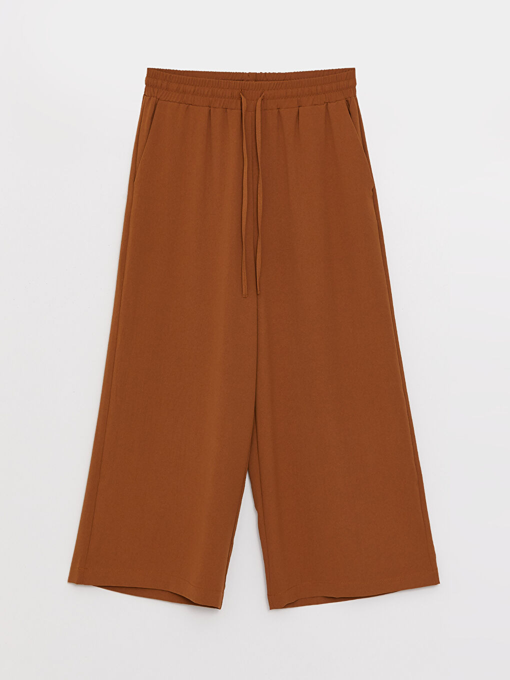 Women Flat Capri With Elastic Waist -S3BQ70Z8-R1N