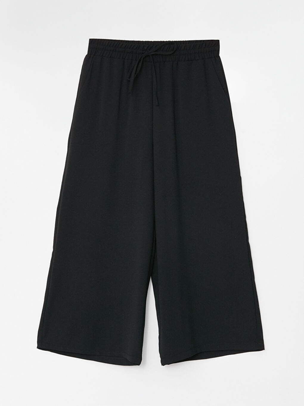 Women Flat Capri With Elastic Waist -S3BQ70Z8-RQN
