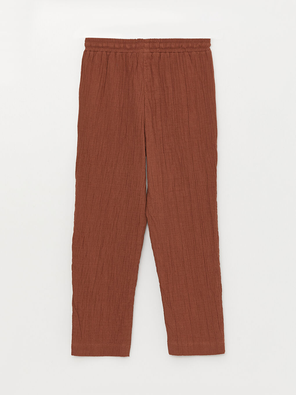 LCW Vision Elasticated Waist Plain Muslin Women's Trousers -S3BQ71Z8-HHA