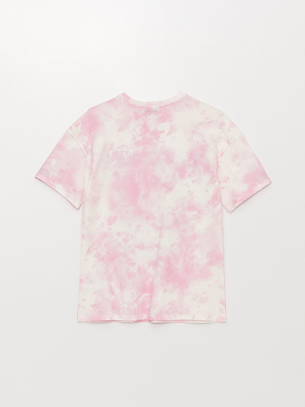 T-shirt à manches courtes imprimé à col rond pour femmes-6